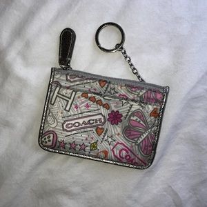 Coach keychain coin purse